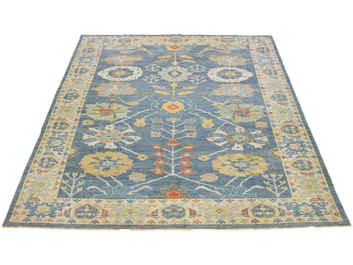 Modern Sultanabad Wool Rug 10 X 14
