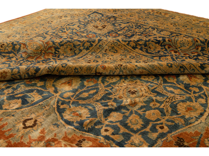 Antique Mashad Wool Rug 20 X 21
