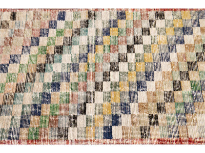 Mid-20th Century Vintage Turkish Wool Runner Rug, 2 X 9