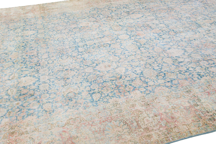 Vintage Kerman Wool Rug 10 X 13