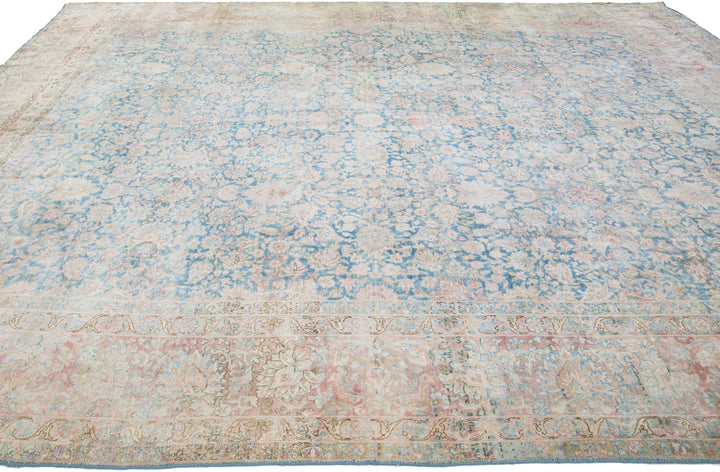 Vintage Kerman Wool Rug 10 X 13