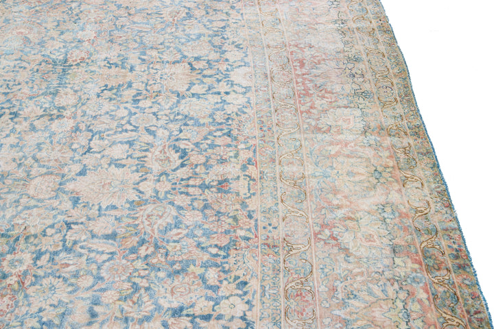 Vintage Kerman Wool Rug 10 X 13