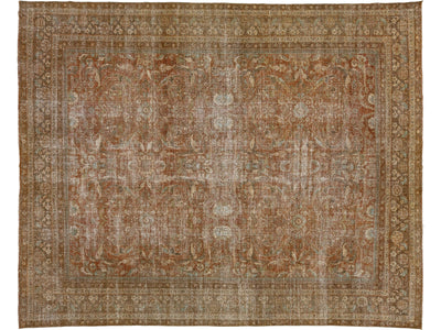 Antique Mahal Wool Rug 11 X 13