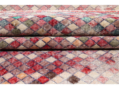 Mid-20th Century Vintage Turkish Wool Runner Rug, 3 X 8