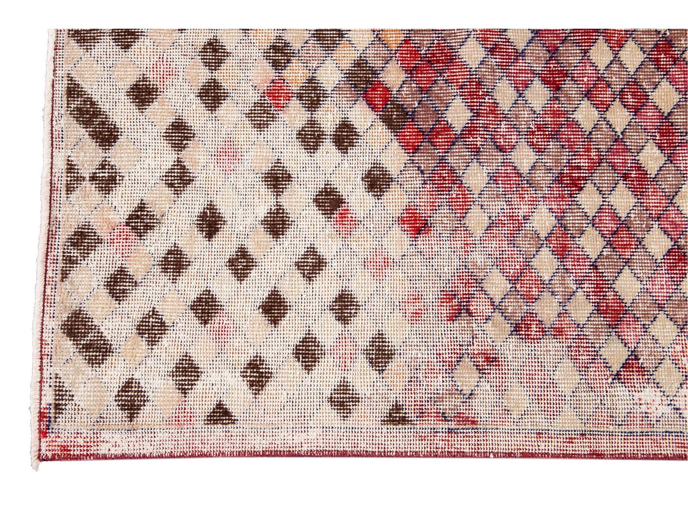 Mid-20th Century Vintage Turkish Wool Runner Rug, 3 X 8