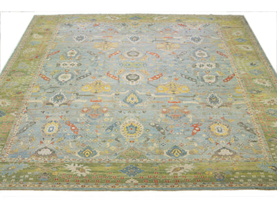 Modern Sultanabad Wool Rug 20 X 23