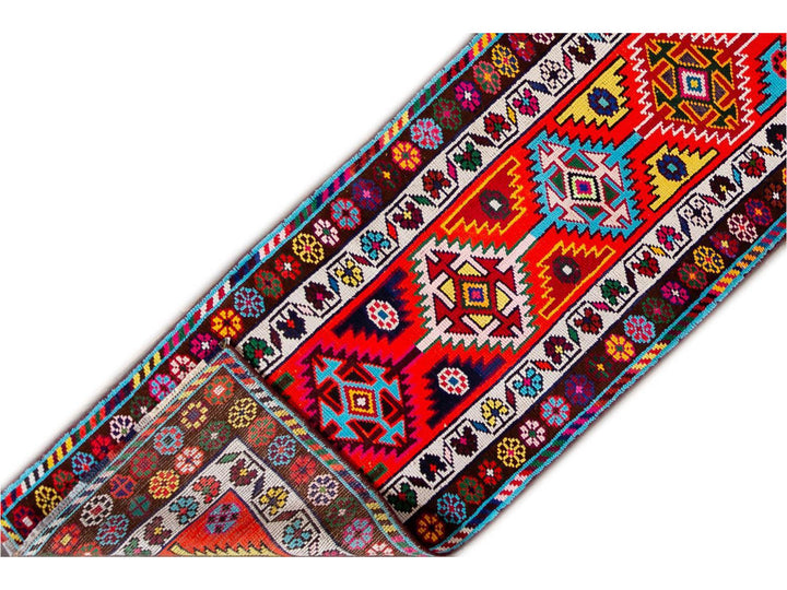 Mid 20th Century Beautiful Turkish Runner Rug, 3 X 14