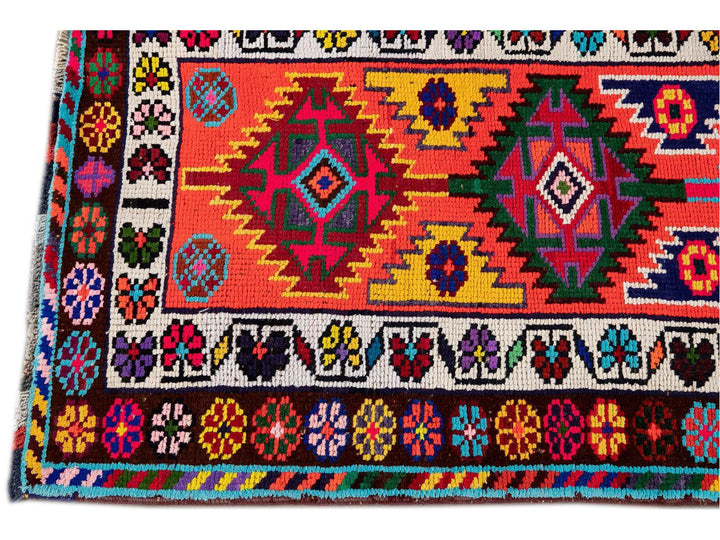 Mid 20th Century Beautiful Turkish Runner Rug, 3 X 14