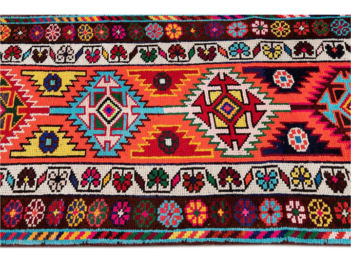 Mid 20th Century Beautiful Turkish Runner Rug, 3 X 14