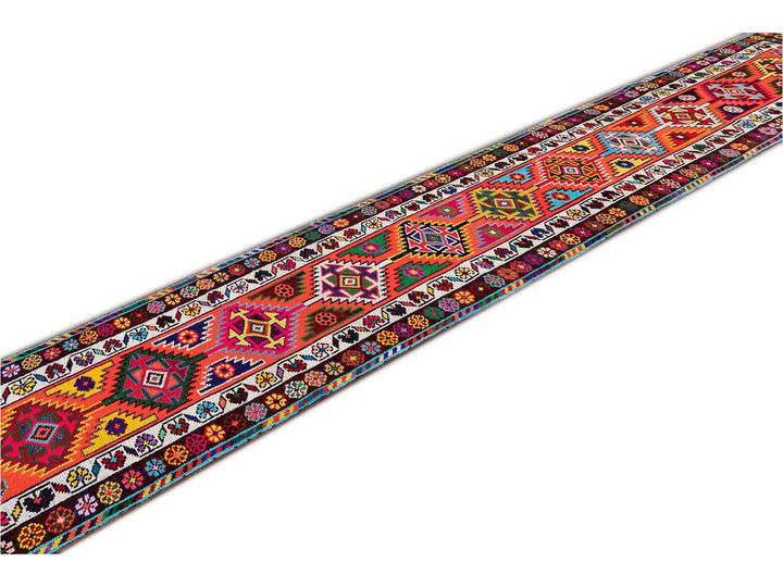 Mid 20th Century Beautiful Turkish Runner Rug, 3 X 14