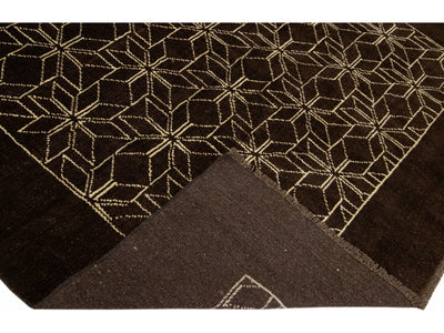 Modern Moroccan Wool Rug 7 X 9