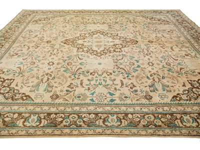 Antique Mahal Wool Rug 10 X 13