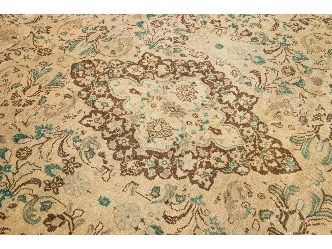 Antique Mahal Wool Rug 10 X 13