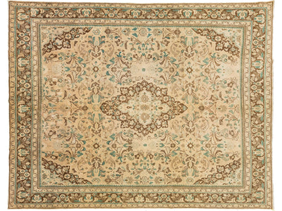 Antique Mahal Wool Rug 10 X 13