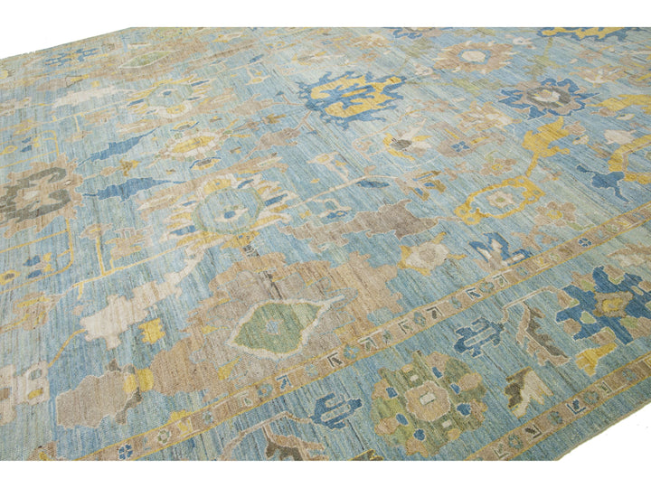 Modern Sultanabad Wool Rug 13 X 25