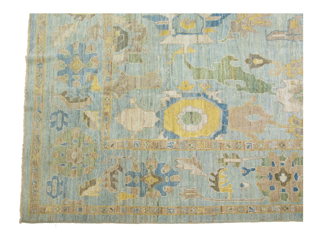 Modern Sultanabad Wool Rug 13 X 25