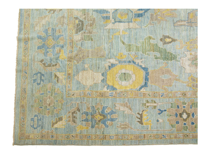 Modern Sultanabad Wool Rug 13 X 25