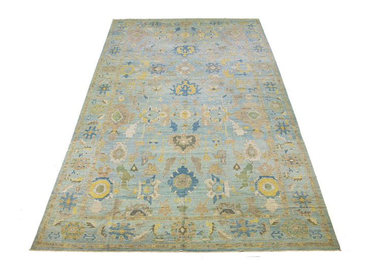 Modern Sultanabad Wool Rug 13 X 25