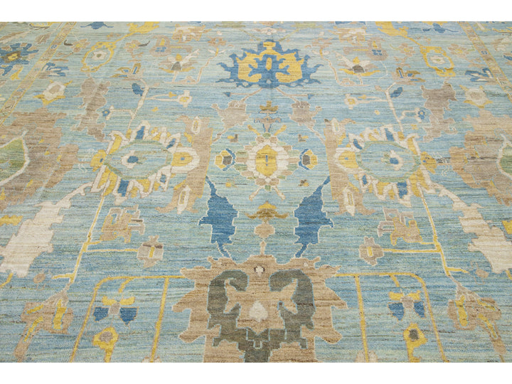 Modern Sultanabad Wool Rug 13 X 25