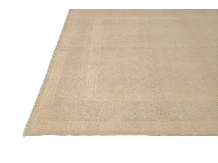 Modern Khotan Style Wool Rug 8 X 10