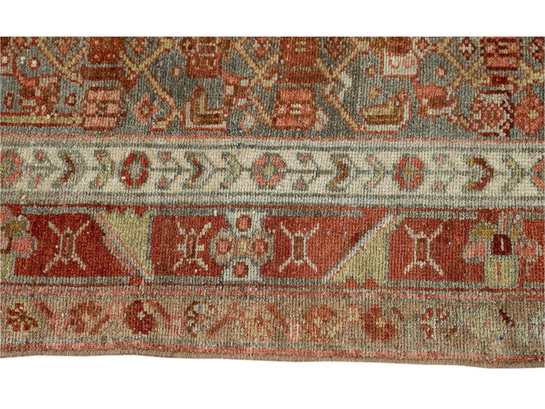 Early 20th Century Antique Malayer Wool Runner Rug, 3 X 16