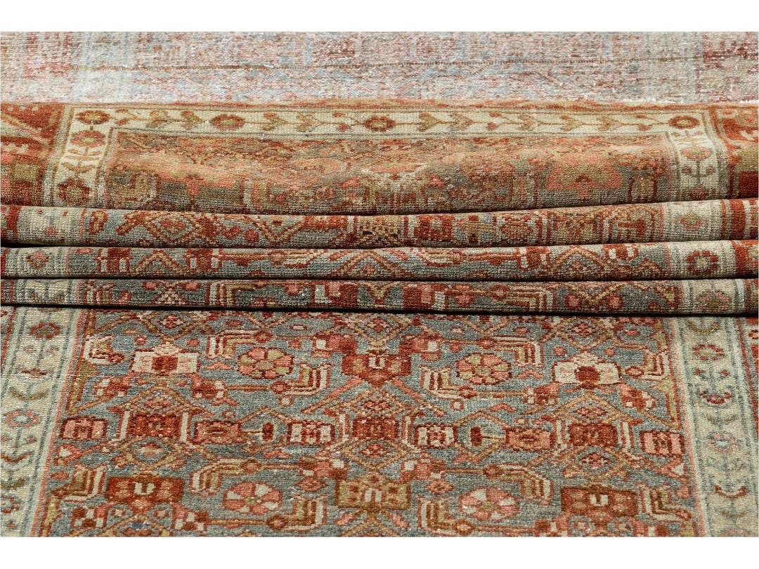 Early 20th Century Antique Malayer Wool Runner Rug, 3 X 16