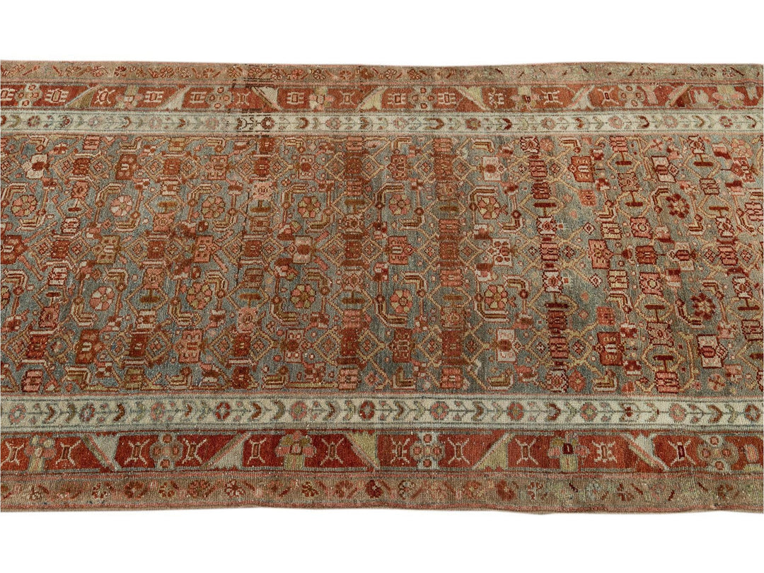 Early 20th Century Antique Malayer Wool Runner Rug, 3 X 16