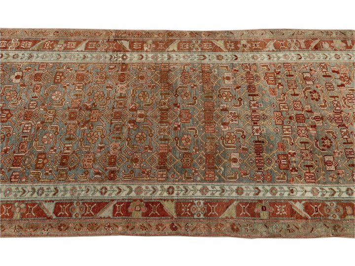 Early 20th Century Antique Malayer Wool Runner Rug, 3 X 16