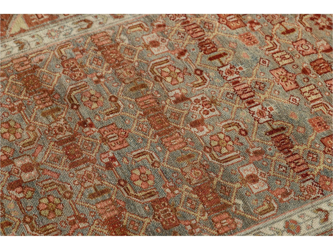 Early 20th Century Antique Malayer Wool Runner Rug, 3 X 16