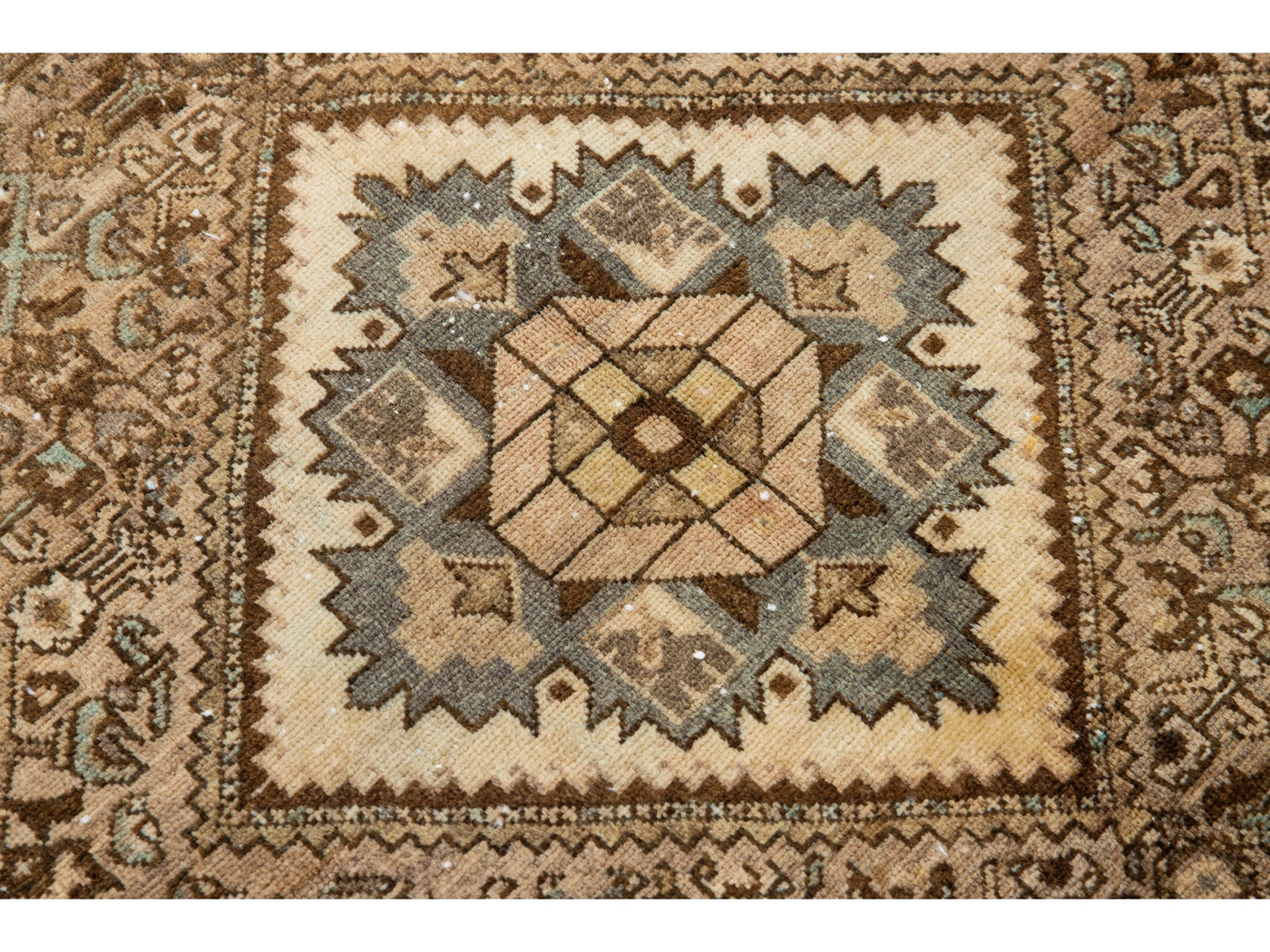 Antique Hamadan Wool Rug 5 X 10