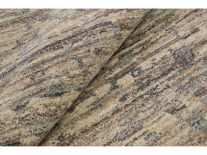 Modern Abstract Wool Rug 18 X 20