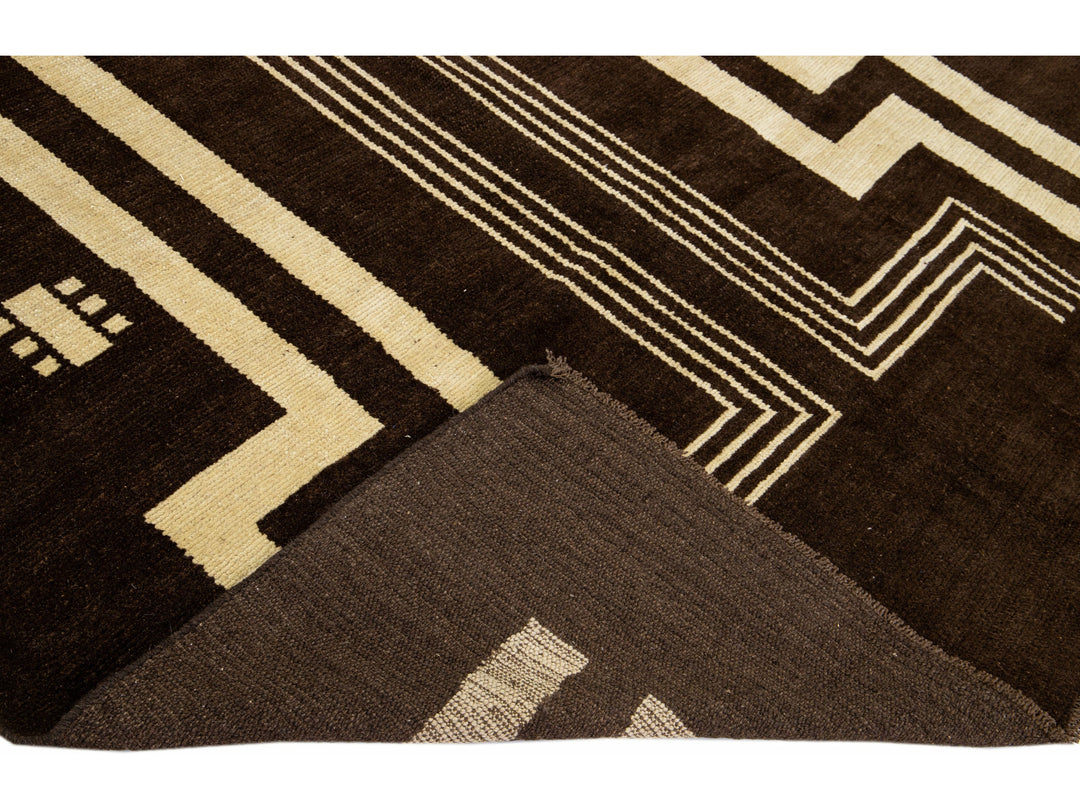 Transitional Revival Wool Rug 7 X 9