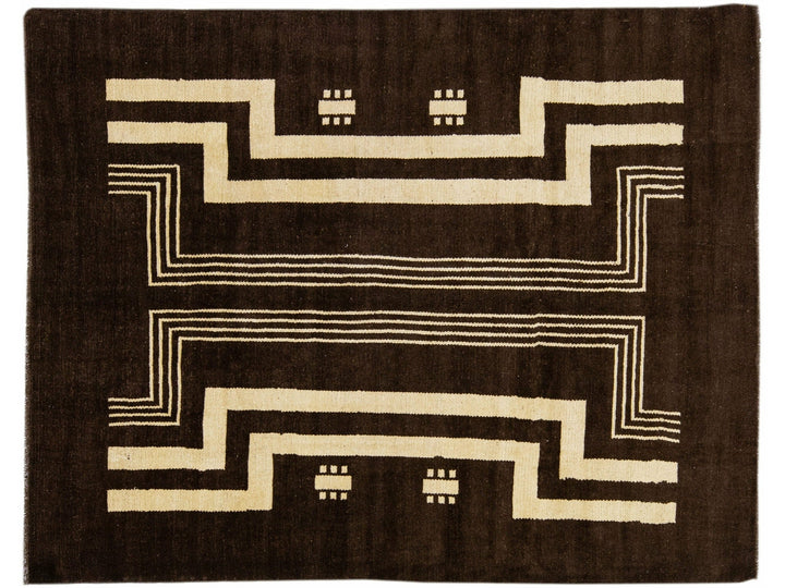 Transitional Revival Wool Rug 7 X 9