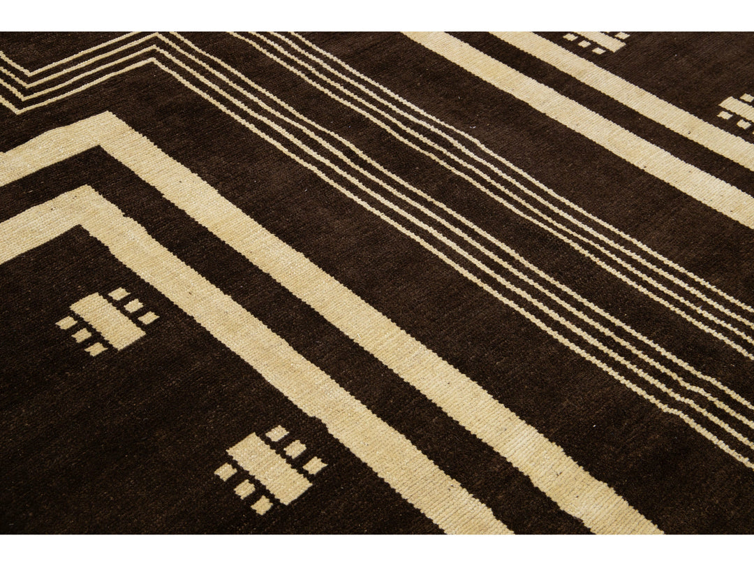 Transitional Revival Wool Rug 7 X 9