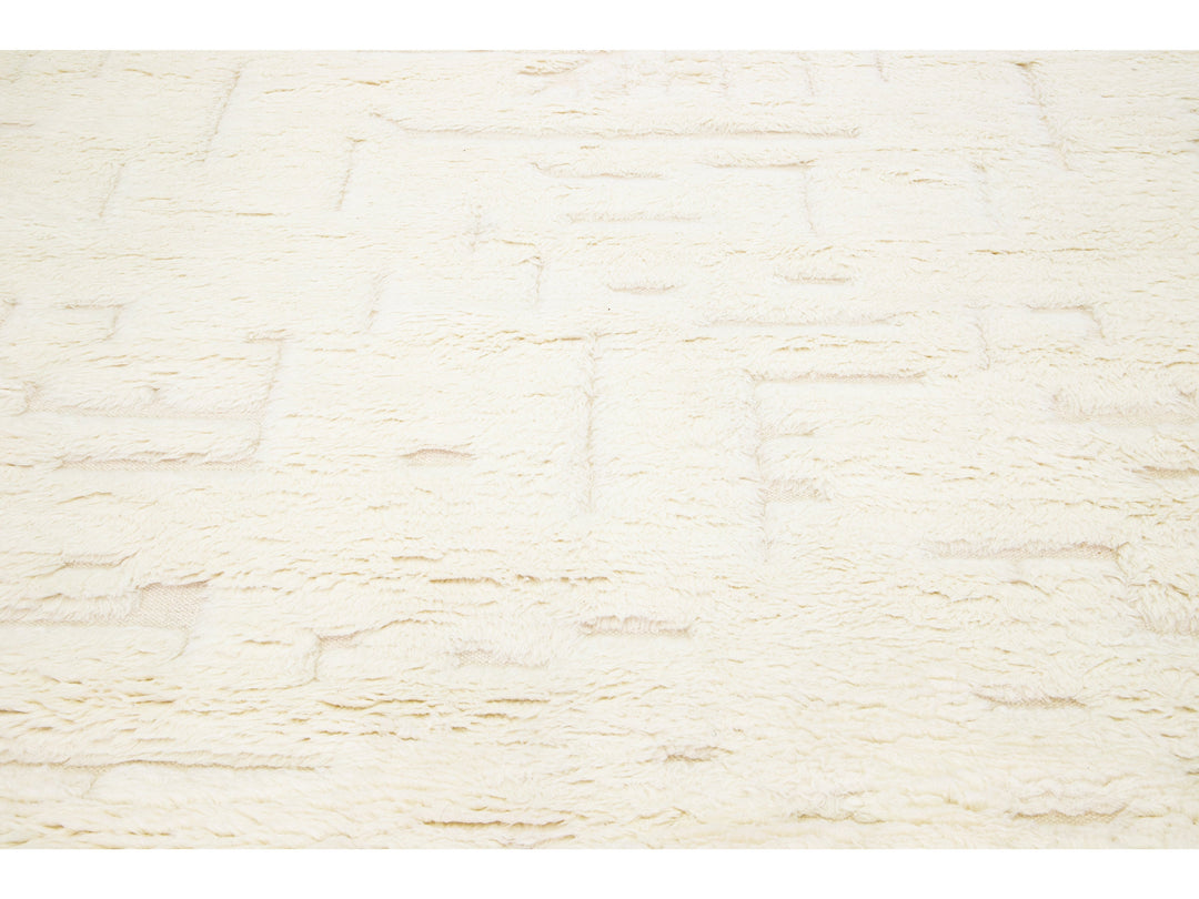 Modern Moroccan Wool Rug 8 X 10