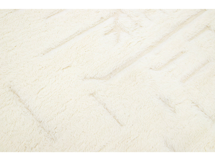 Modern Moroccan Wool Rug 8 X 10