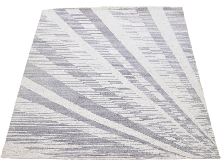 Modern Moroccan Wool Rug 8 X 10