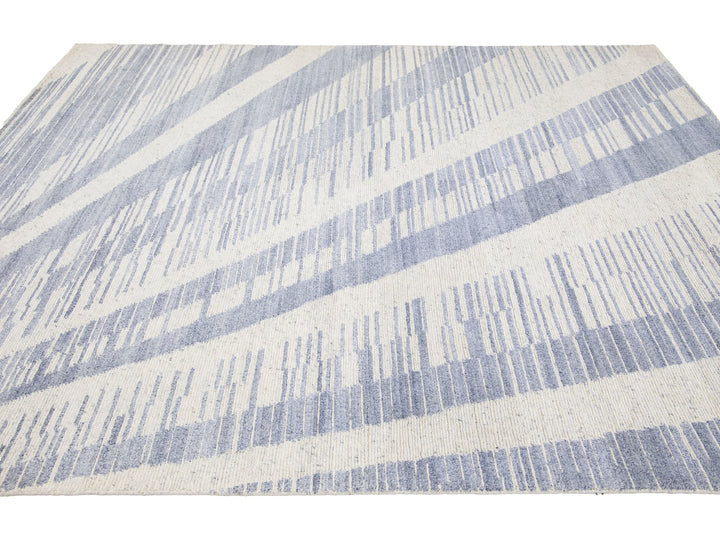 Modern Moroccan Wool Rug 8 X 10