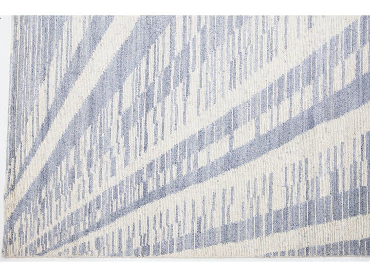 Modern Moroccan Wool Rug 8 X 10