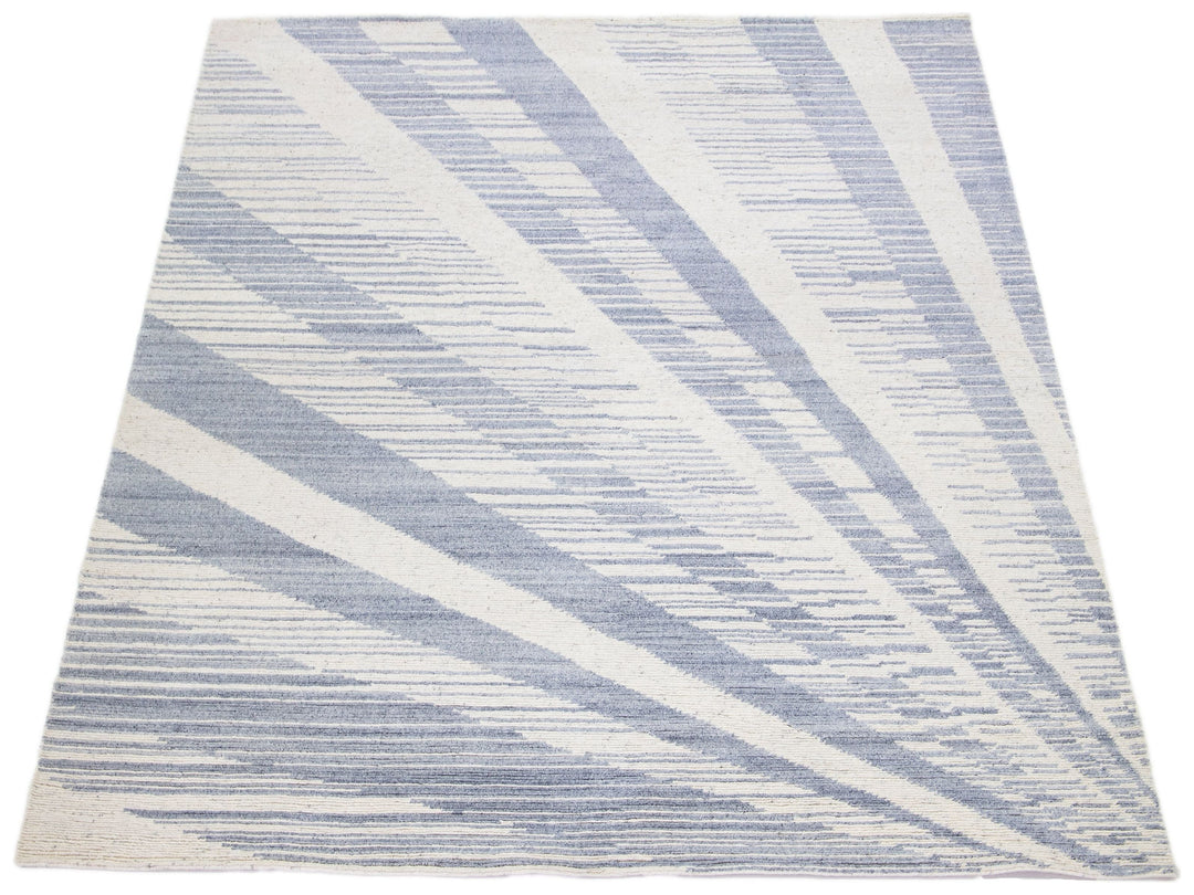 Modern Moroccan Wool Rug 8 X 10