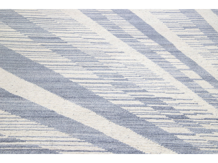 Modern Moroccan Wool Rug 8 X 10