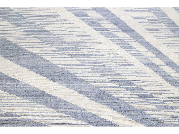 Modern Moroccan Wool Rug 8 X 10