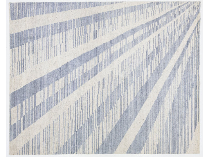 Modern Moroccan Wool Rug 8 X 10