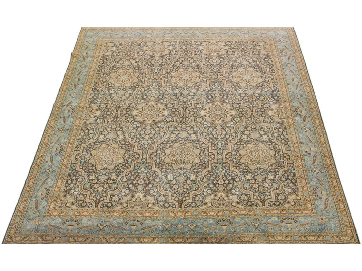 Vintage Tabriz Wool Rug 10 X 13