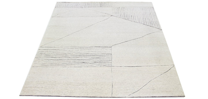 Modern Moroccan Wool Rug 12 X 15