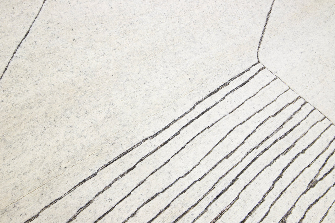 Modern Moroccan Wool Rug 12 X 15