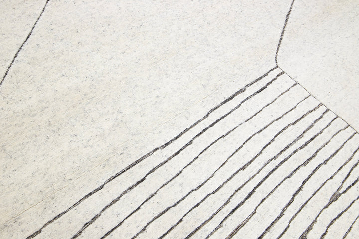 Modern Moroccan Wool Rug 12 X 15