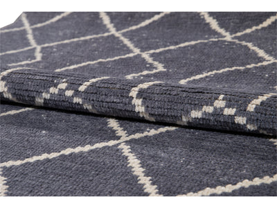 Modern Moroccan Wool Runner 3 X 11