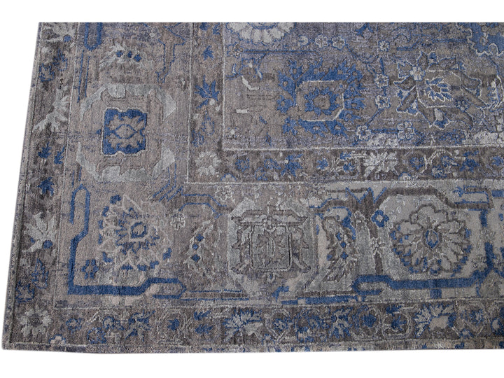 21st Century Mahal Style Wool Rug 9 x 12