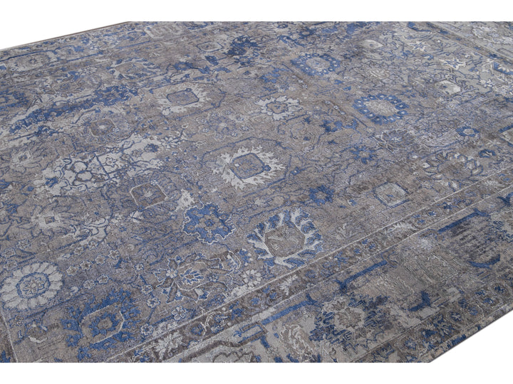 21st Century Mahal Style Wool Rug 9 x 12